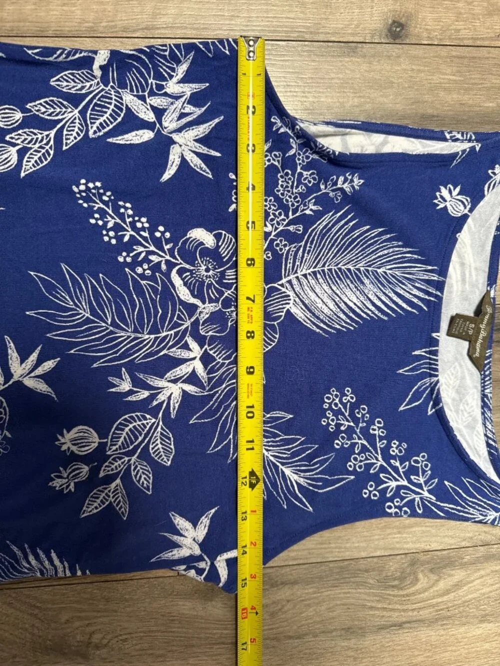 Tommy Bahama Womens Blue Bossa Nora Blooms Tambour Sleeveless Floral Print Dress - Picture 2 of 7